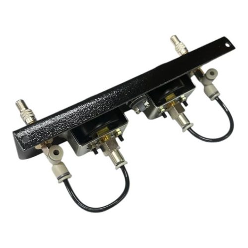 Dupla-körös univerzális nyomásmérő egység nyomógombbal