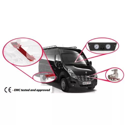 Nissan NV400 X62 RWD dupla-körös légrugó garnitúra (2010-2021) dupla-kerekes kivitelhez